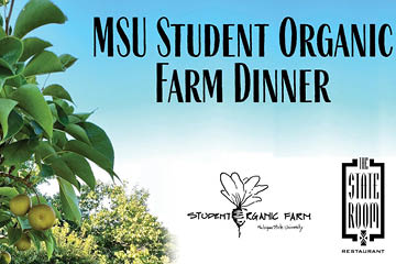 Student Organic Farm Dinner Graphic