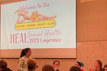Participants get to know each other at the HEAL Sexual Health Conference